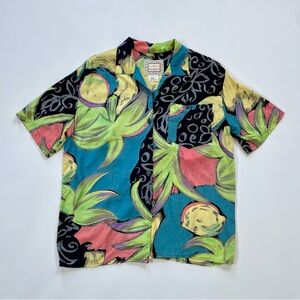 90s Vintage Hawaiian Button Up Shirt